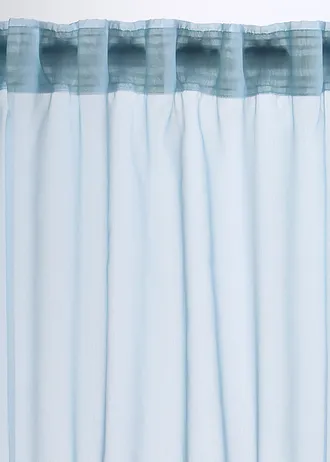 Gordijn met print (1 stuk), Kleur: lichtblauw-lichtroze