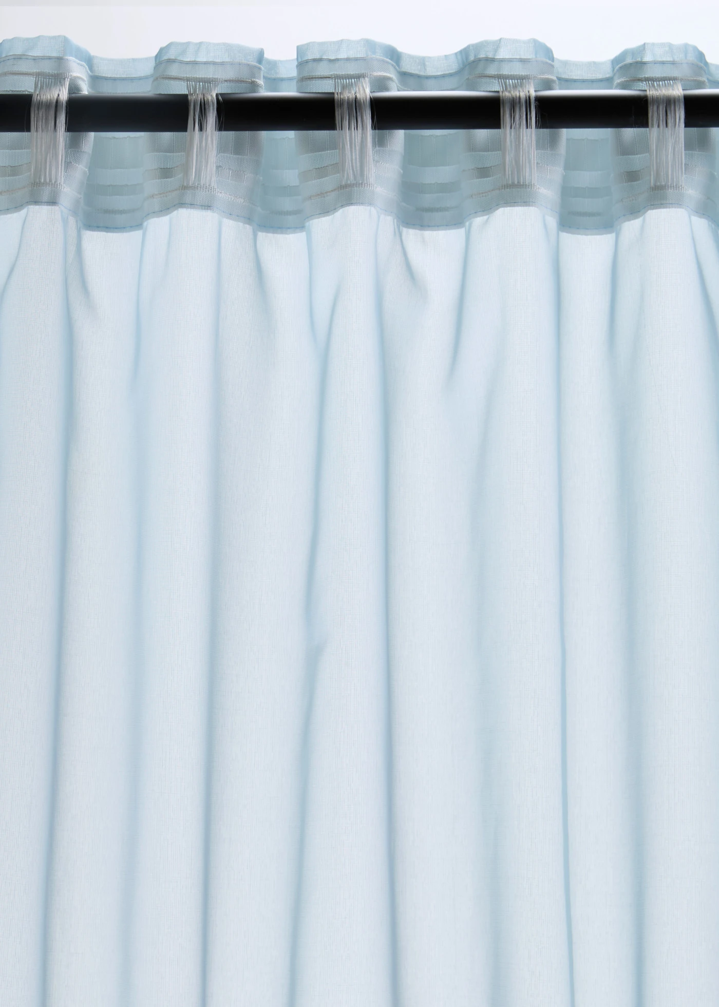 Perdea cu imprimeu (1 buc.) • bleu/roz deschis • magazin bonprix