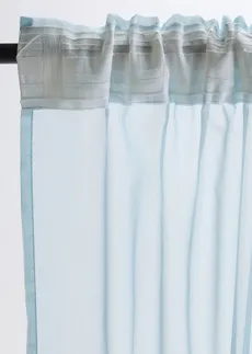 Perdea cu imprimeu (1 buc.) • bleu/roz deschis • magazin bonprix