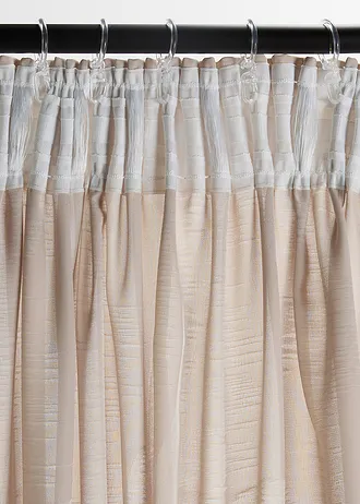 Žakárový záves (1 ks) • striebornosivá • obchod bonprix