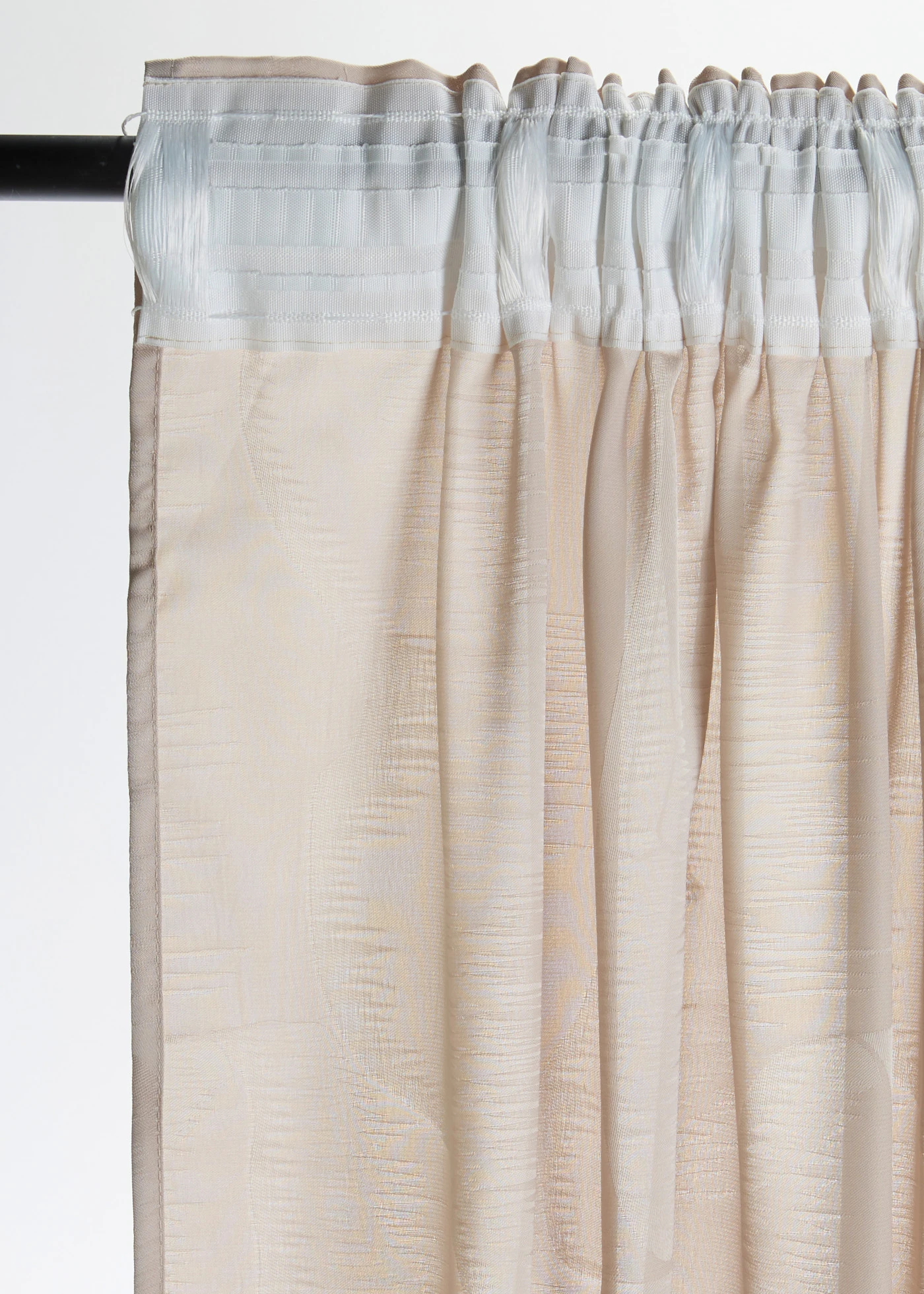 Jacquard függöny (1 db) • ezüstszürke • bonprix áruház