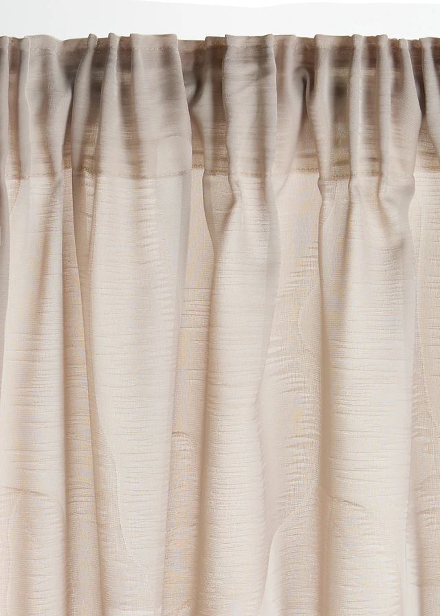 Rideau jacquard à motif moderne (1 pce) • gris argent • product-page.page-title-suffix