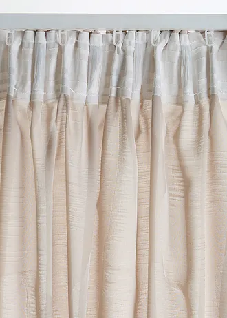 Žakárový záves (1 ks) • striebornosivá • obchod bonprix