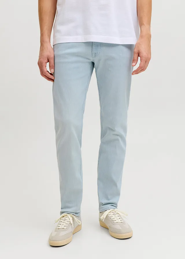 Jean slim JJ REBEL, Couleur: bleu clair denim