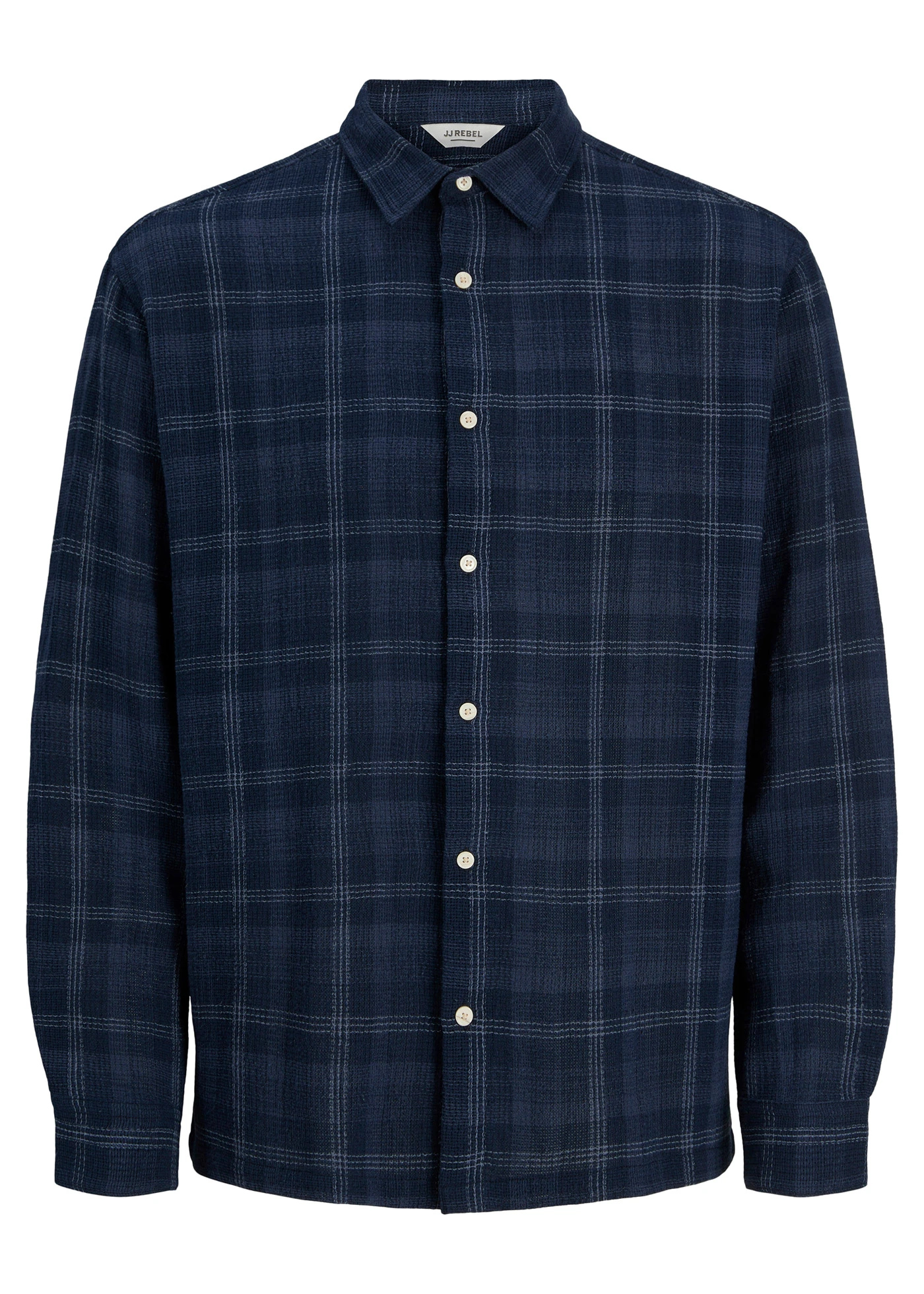 JJ REBEL Overhemd met lange mouwen • inktblauw geruit • bonprix online shop