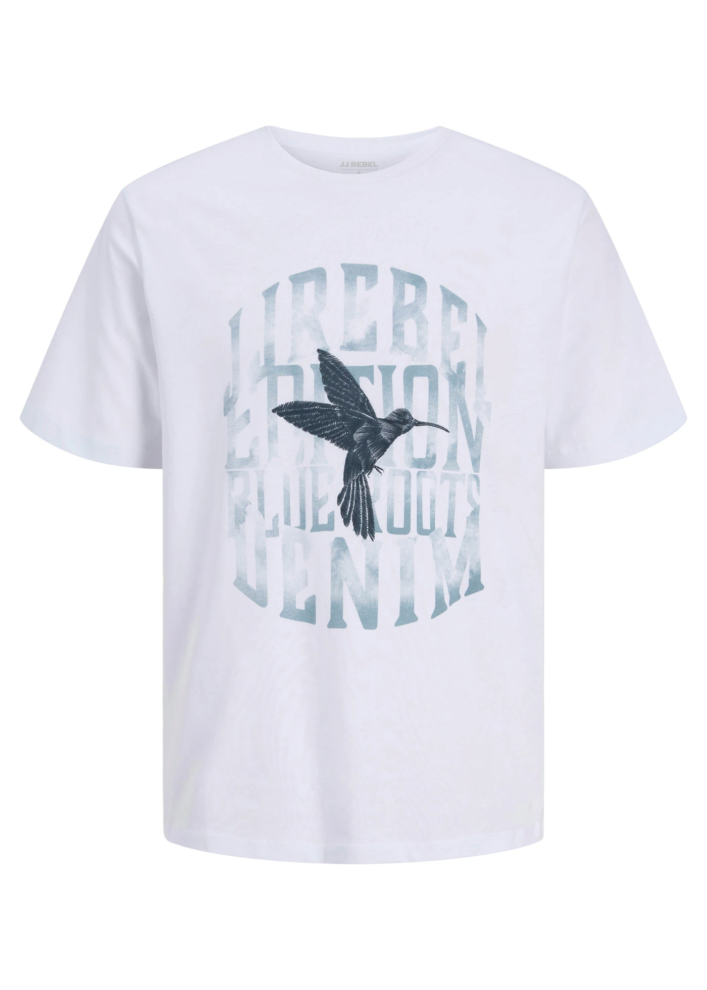 JJ REBEL T-shirt van puur katoen • wit met print • bonprix online shop