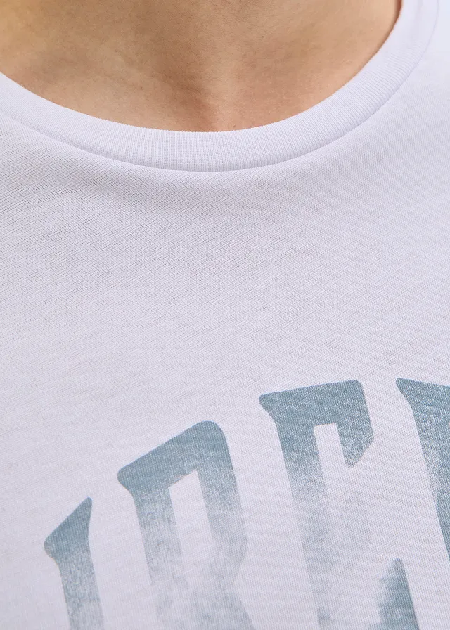 JJ REBEL T-shirt van puur katoen • wit met print • product-page.page-title-suffix