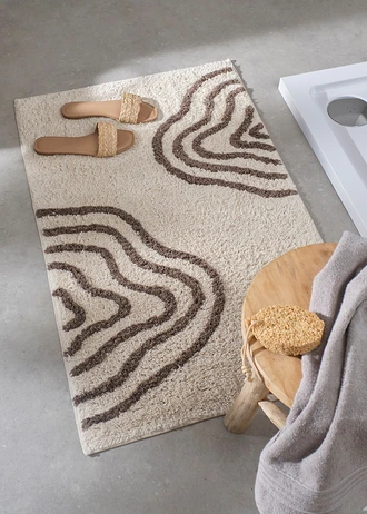 Badmat met grafisch design • bruin grafische print • bonprix online shop