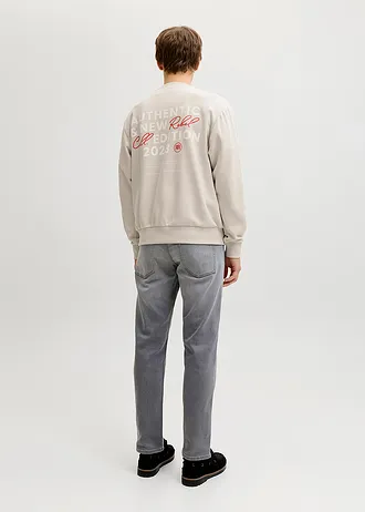 Sweater JJ REBEL, regular fit • beige met print • bonprix online shop