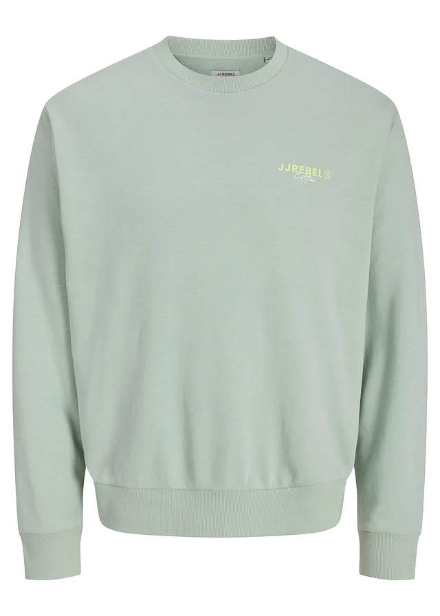 Sweat-shirt JJ REBEL, regular • gris vert • Boutique bonprix