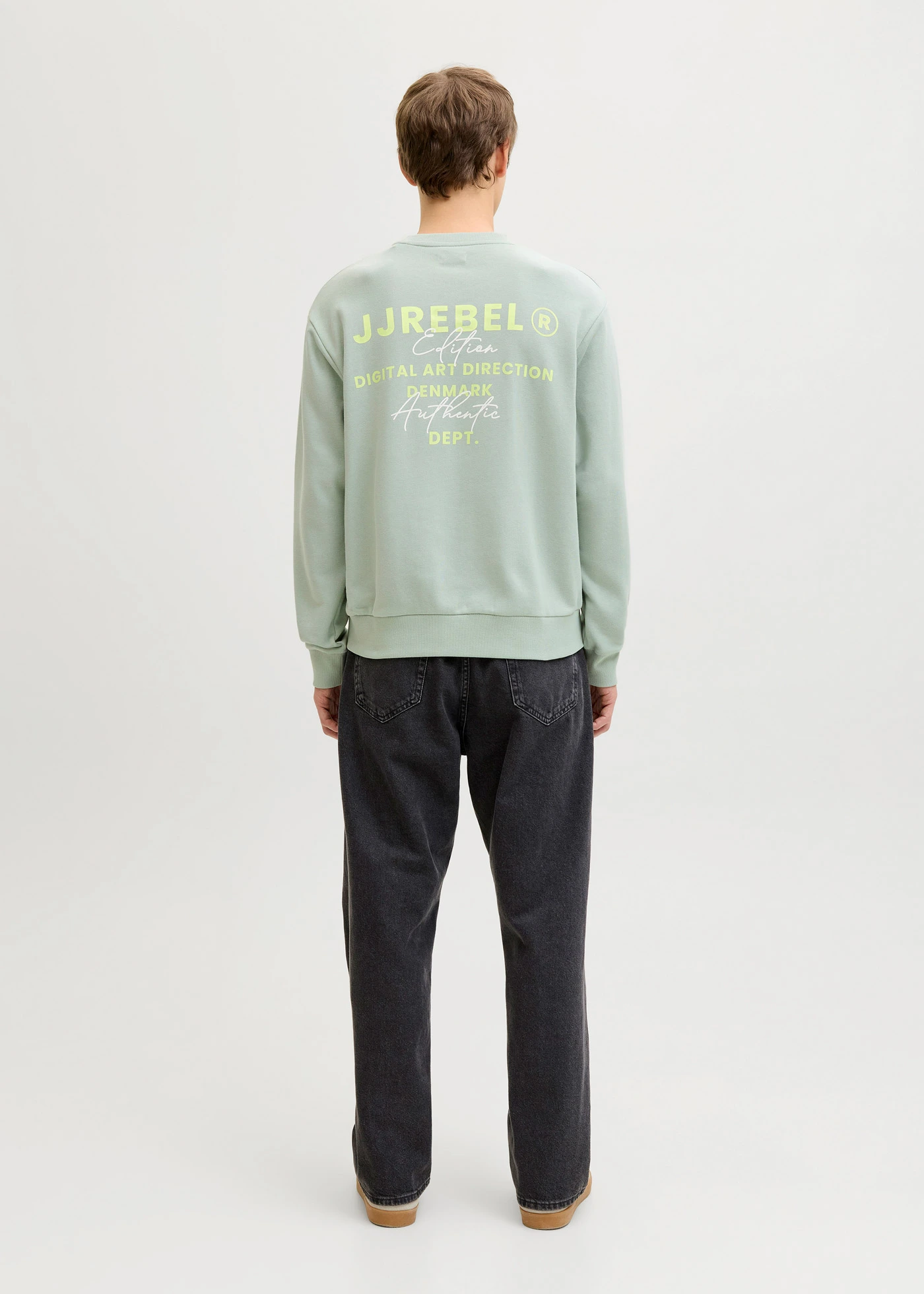 Sweater JJ REBEL, regular fit • grijsgroen • bonprix online shop