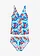 Tankini détail anneau (2 pces), Couleur: bleu floral