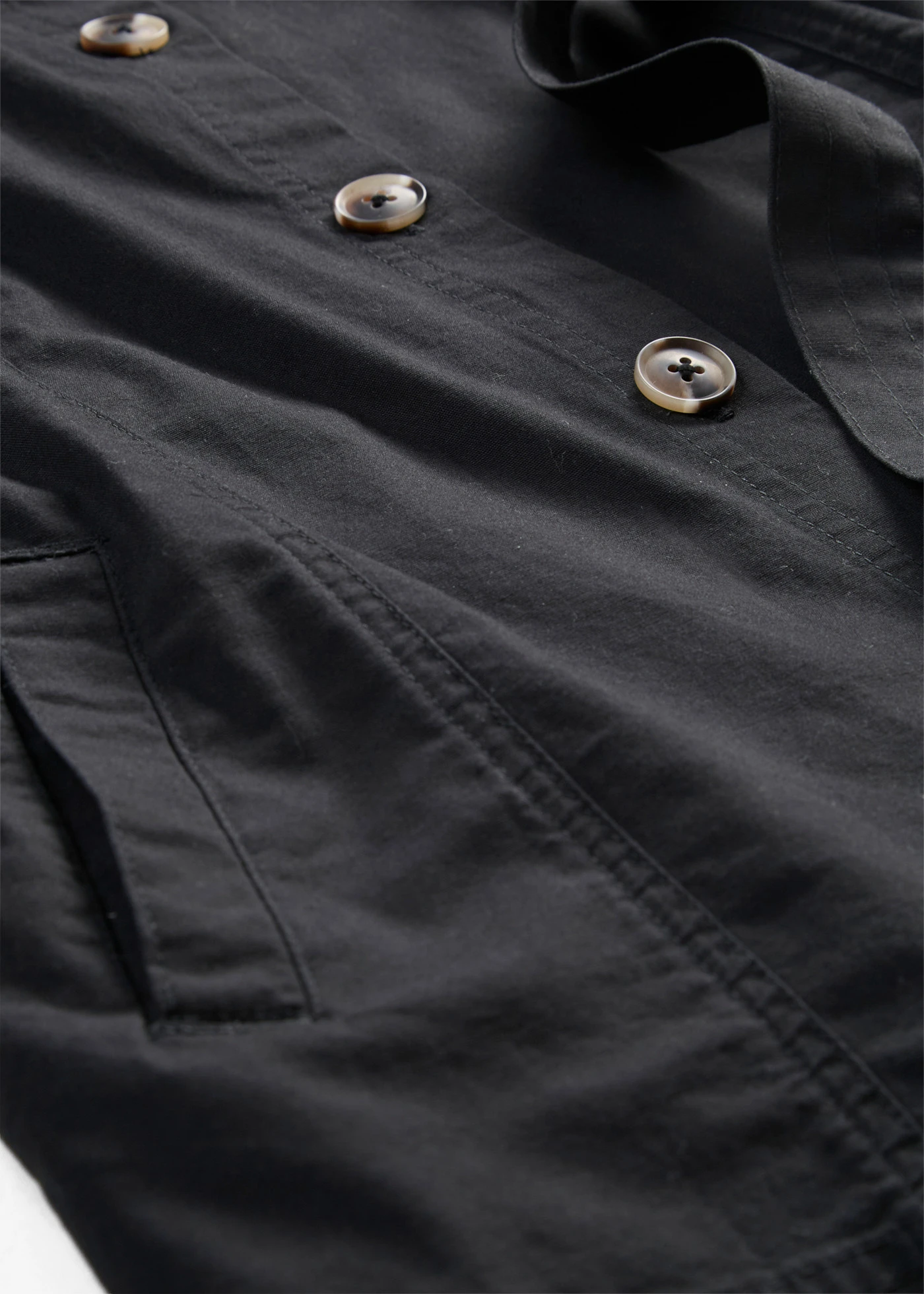 Vestă cu cordon, din bumbac • negru • magazin bonprix