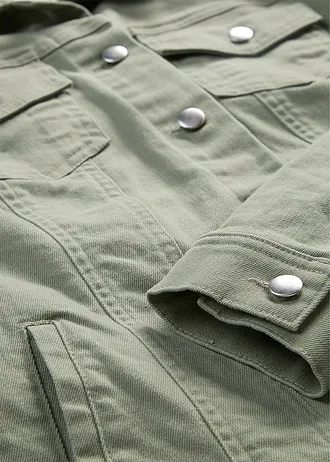 Veste en jean • olive • Boutique bonprix