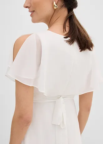 Trouwjurk voor de zwangerschap en daarna • wolwit • bonprix online shop