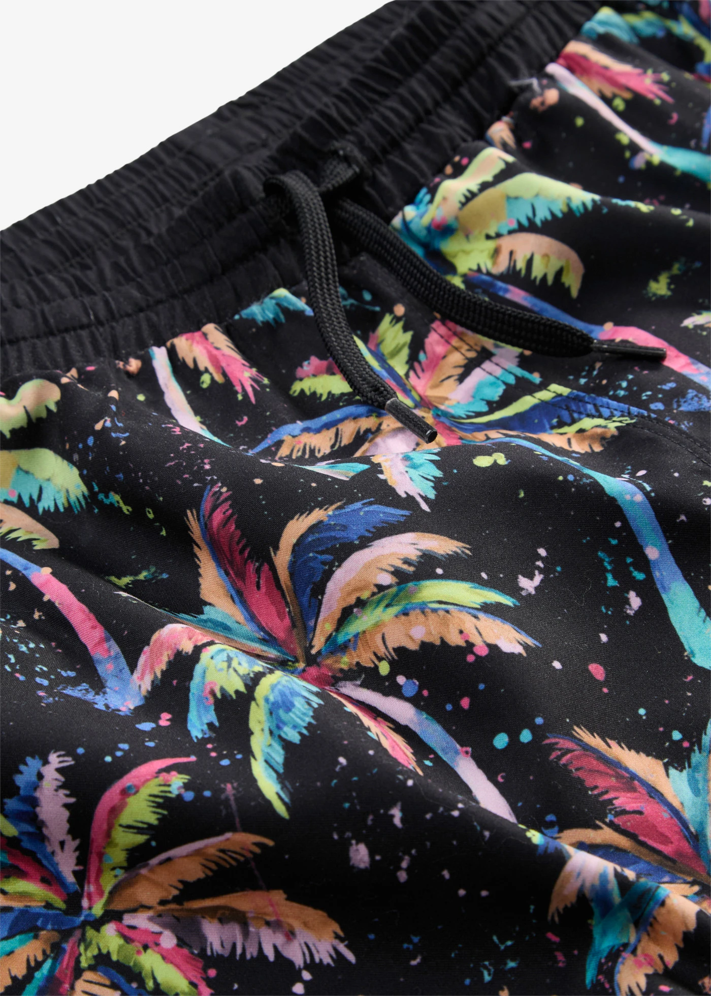 Zwemshort kort • zwart-multicolor gedessineerd • bonprix online shop