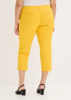 Pantalon 7/8 habillé, Couleur: jaune safran