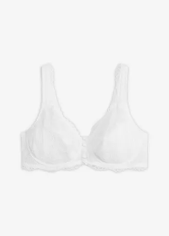 Soutien-gorge à armatures et bretelles rembourrées, Couleur: blanc