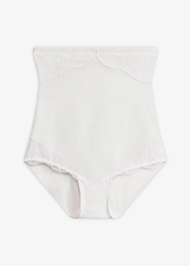 Medium corrigerende slip, high waist, Kleur: wit