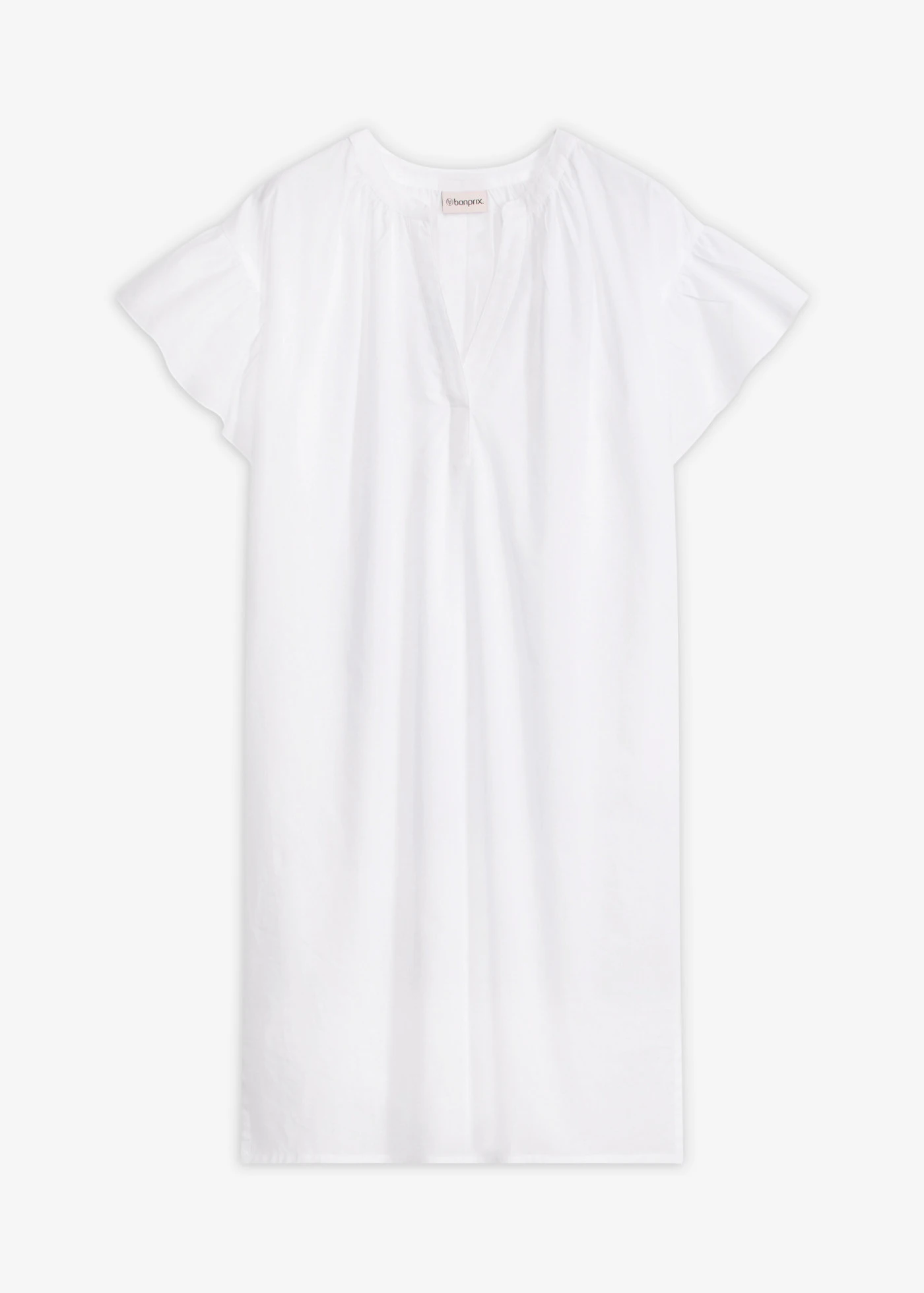 Rochie de plajă din bumbac 100% • alb • magazin bonprix
