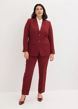 Damespak (2-dlg.), Kleur: robijnrood