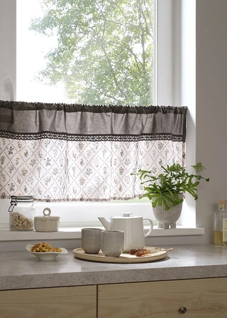 Valletje van biologisch katoen • grijs-beige • bonprix online shop