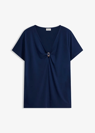 T-shirt avec anneau décoratif