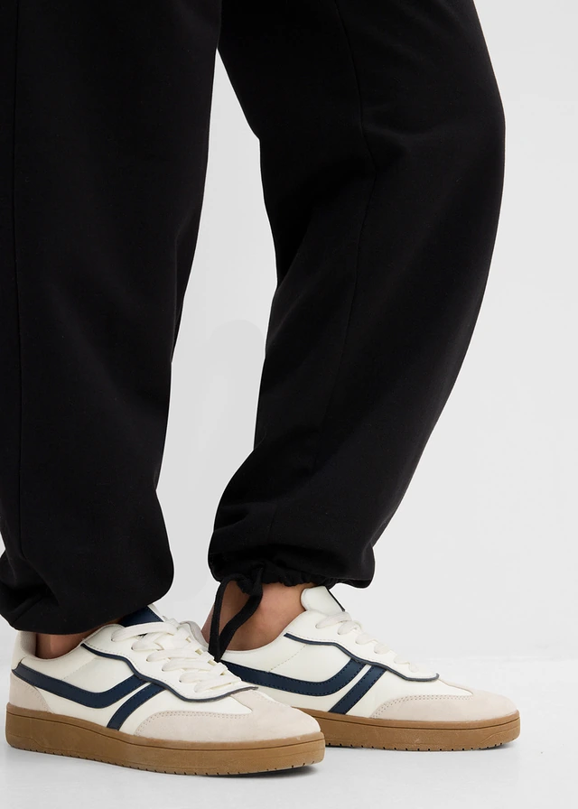 Pantalon sweat de grossesse, largeur réglable, 100% coton • noir • product-page.page-title-suffix