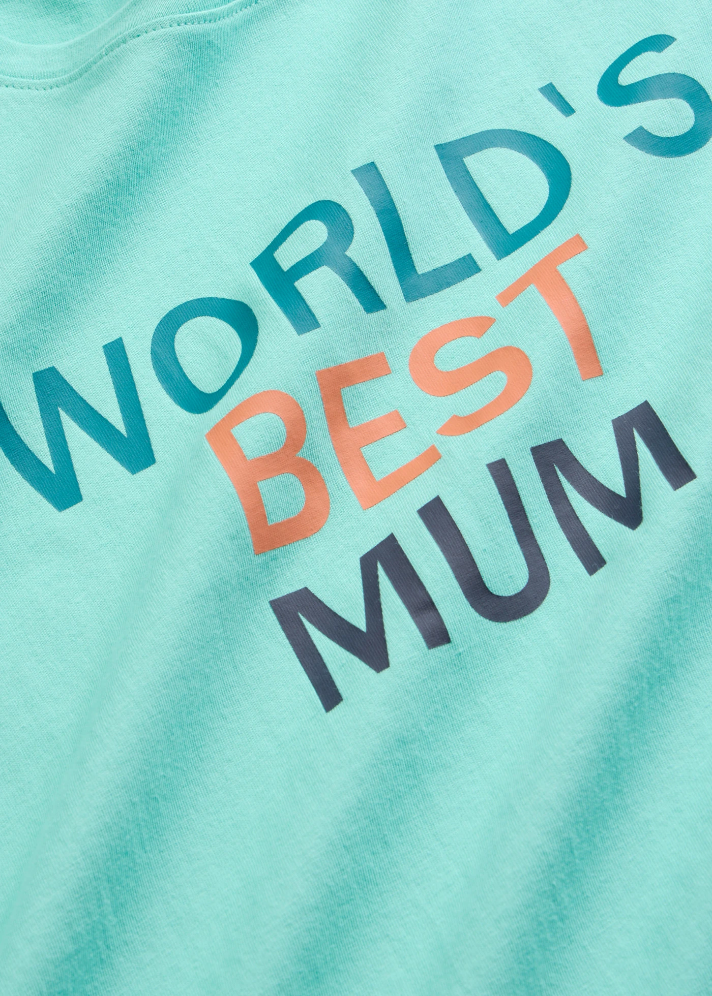 Kort nachthemd van puur katoen • Pacifisch groen met print • bonprix online shop