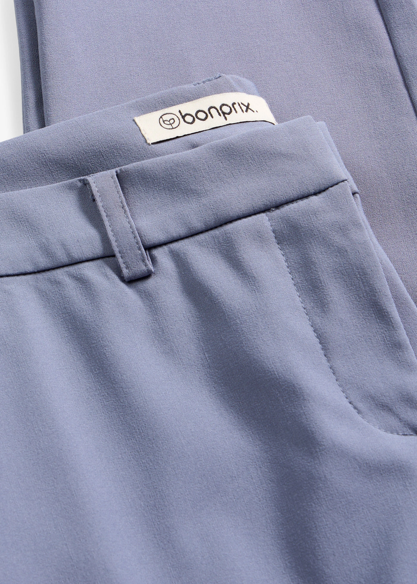 Stretch broek • rookblauw • bonprix online shop
