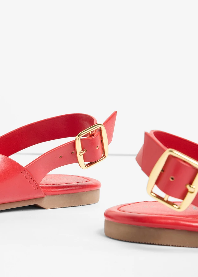 Sandalen, Kleur: aardbeirood