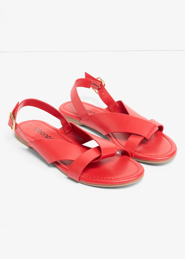 Sandales, Couleur: fraise