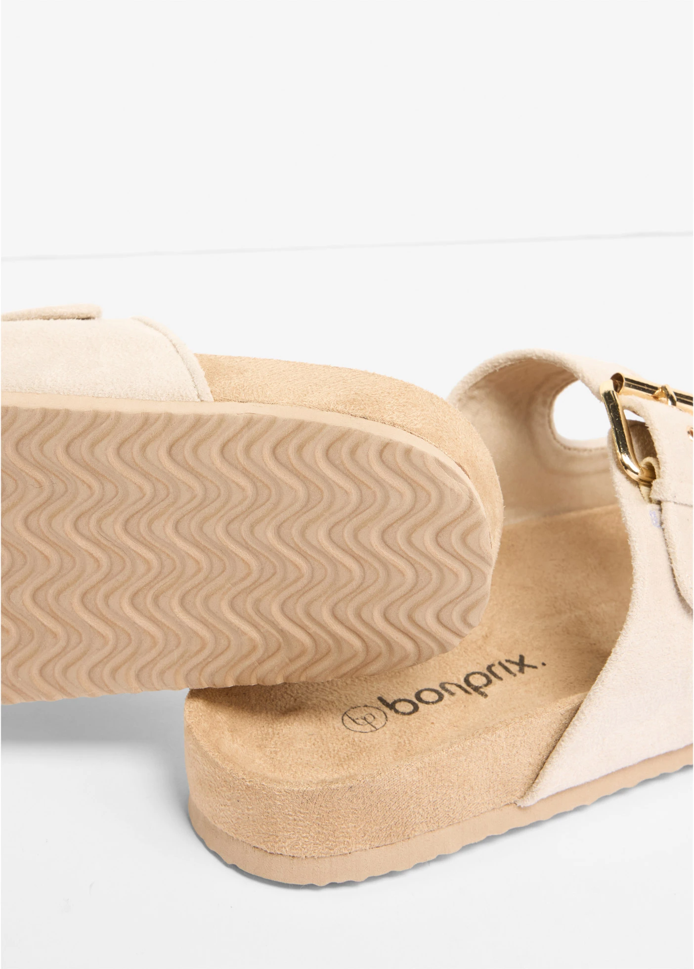 Mules avec boucles • sable clair • Boutique bonprix