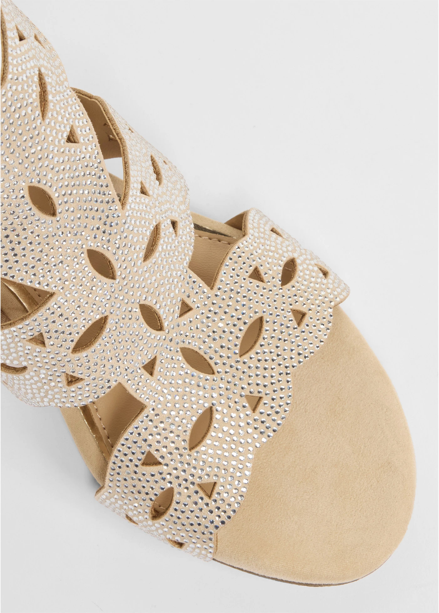 Sandales à talon carré Marco Tozzi • beige • Boutique bonprix