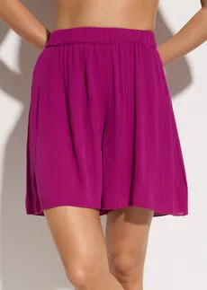 Strandshort van soepele viscose • lila • bonprix online shop