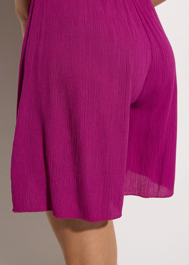 Strandshort van soepele viscose • lila • product-page.page-title-suffix