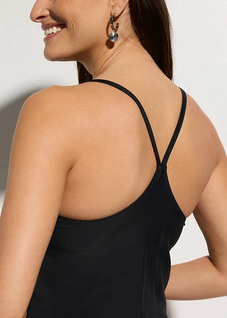 Tankini met zwemshort, sneldrogend (2-dlg. set) • zwart • bonprix online shop