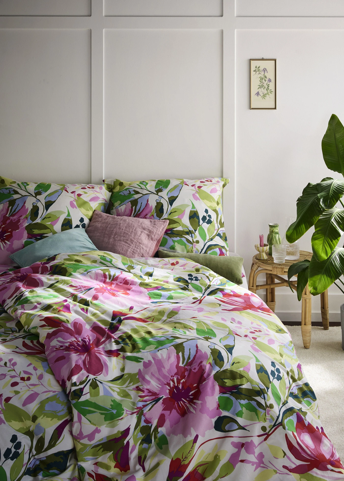 Lenjerie de pat din mix de bumbac • colorat • magazin bonprix