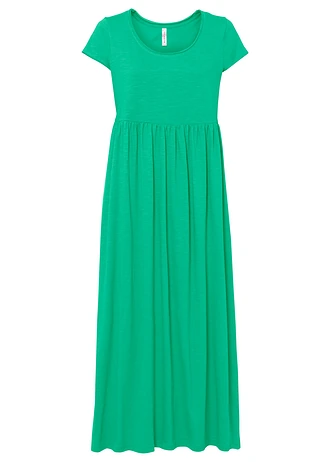 Robe en jersey coton • vert aventurine • Boutique bonprix