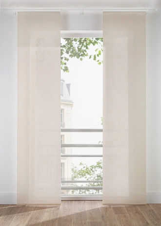Paneelgordijn met structuur (1 stuk) • crème • bonprix online shop