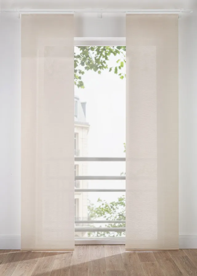 Panneau coulissant texturé (1 pce) • crème • Boutique bonprix