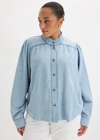 Korte jas, Kleur: blauw-lichtblauw