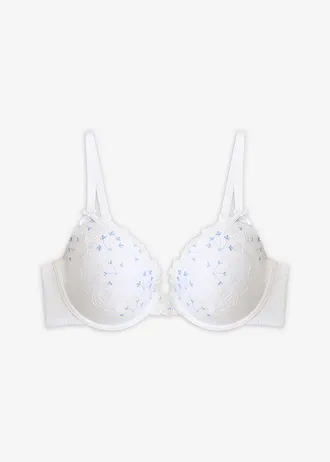 Sutien cu cupe cu broderie delicată