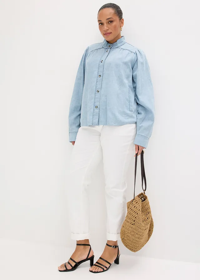 Veste courte, Couleur: bleu-bleu clair