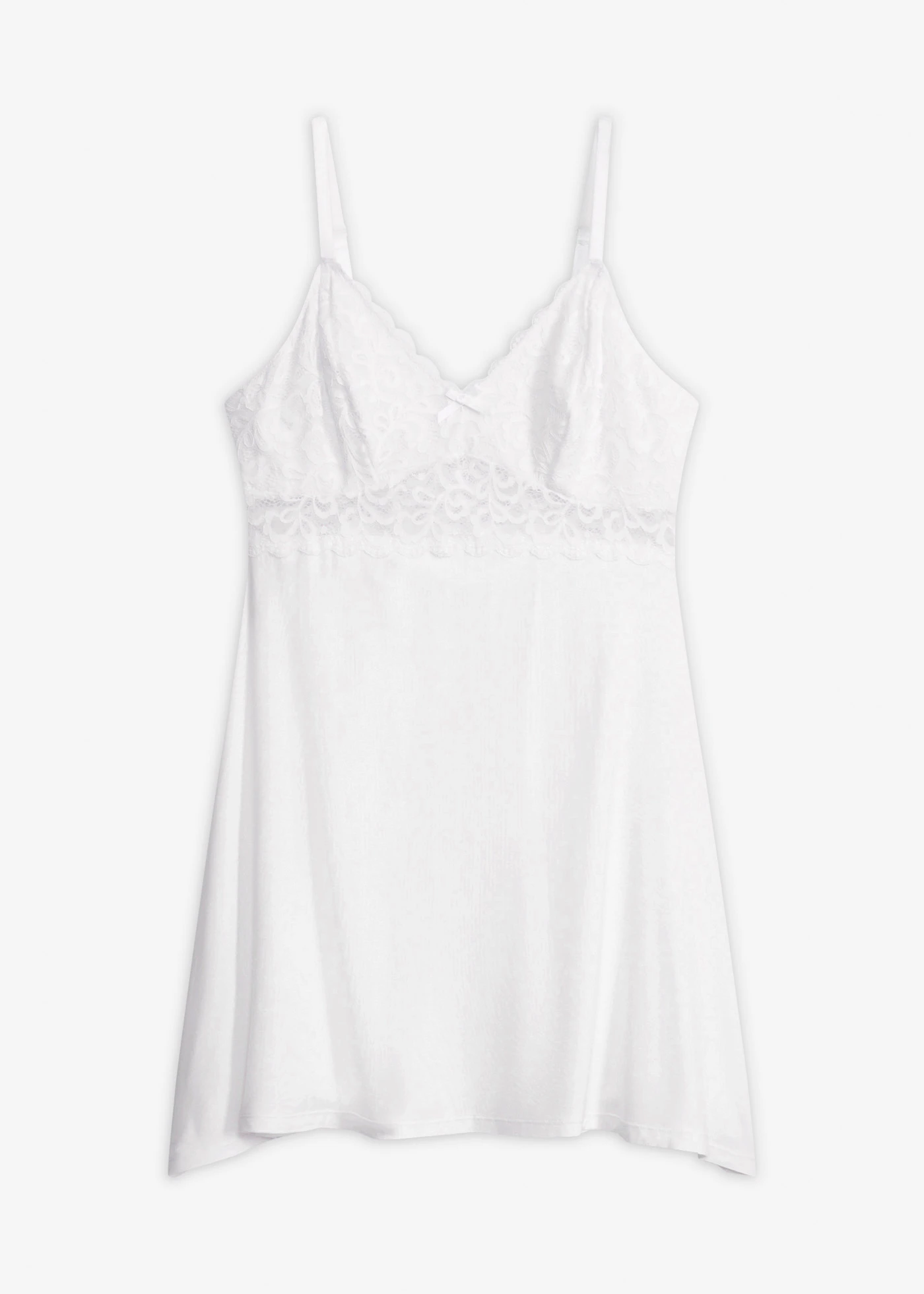 Nuisette douce en viscose majoritaire • blanc • Boutique bonprix