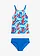 Tankini (2-dlg. set), Kleur: blauw bloemprint