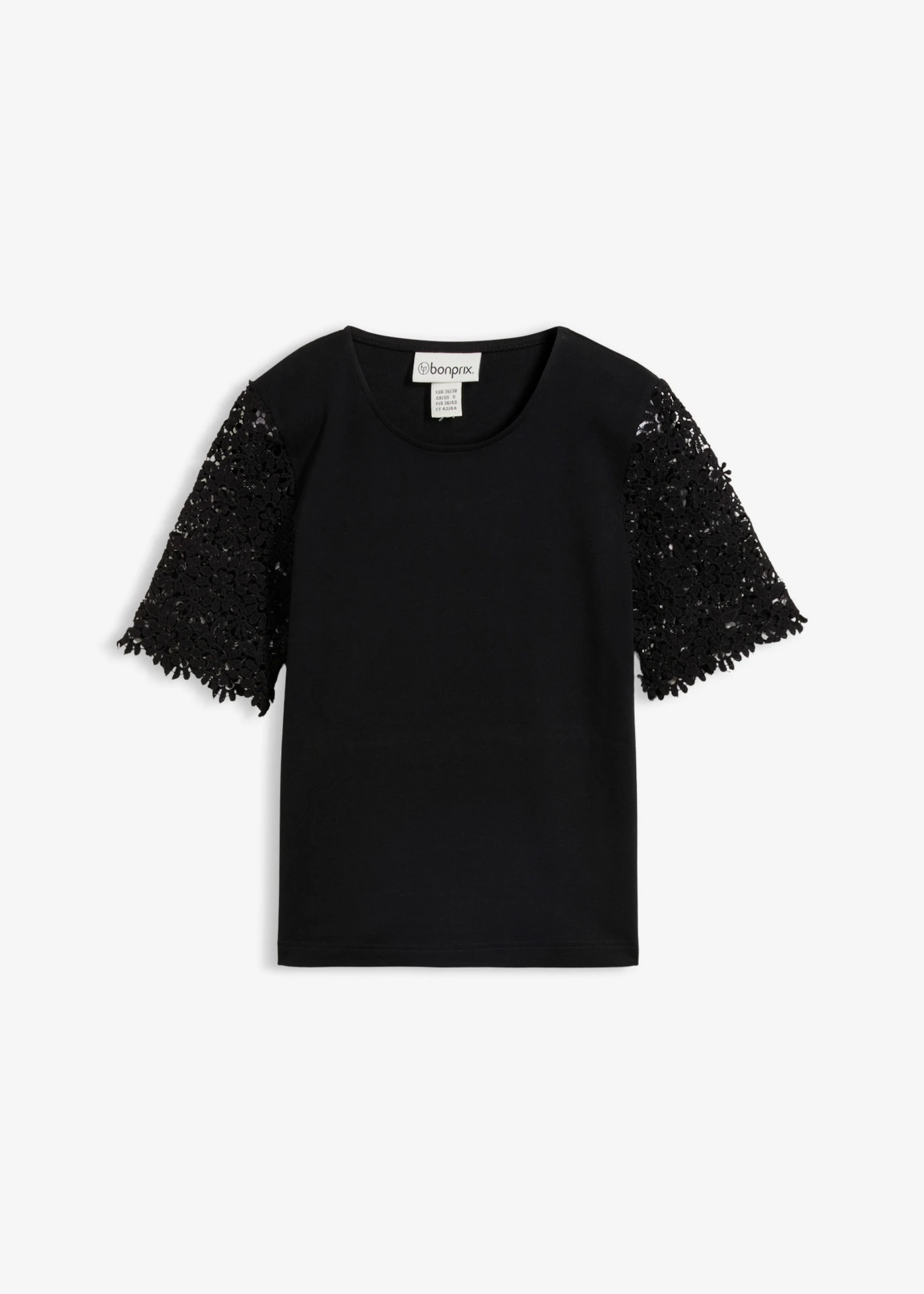 Shirt van katoen • zwart • bonprix online shop