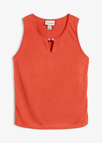 Gebreide top met pareldetail