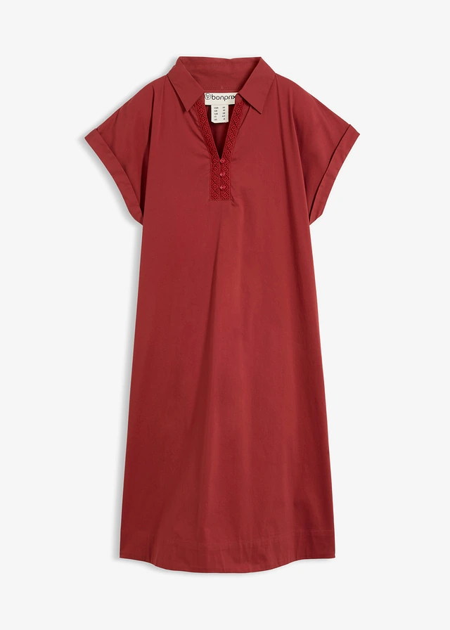 Robe courte • rouge désert • Boutique bonprix