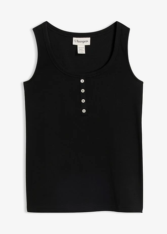 Žebrovaný top v délce k bokům